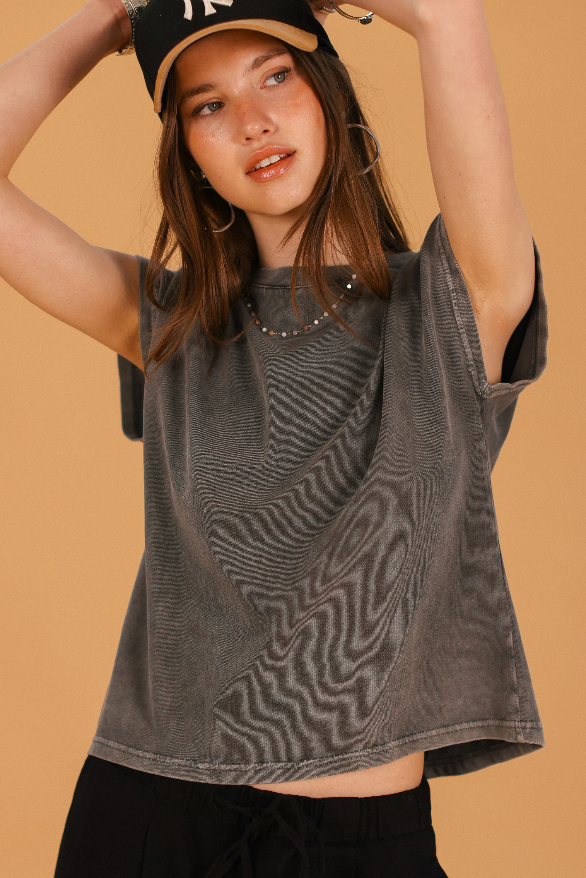 Top Aria Stonewashed Grey - Image 2