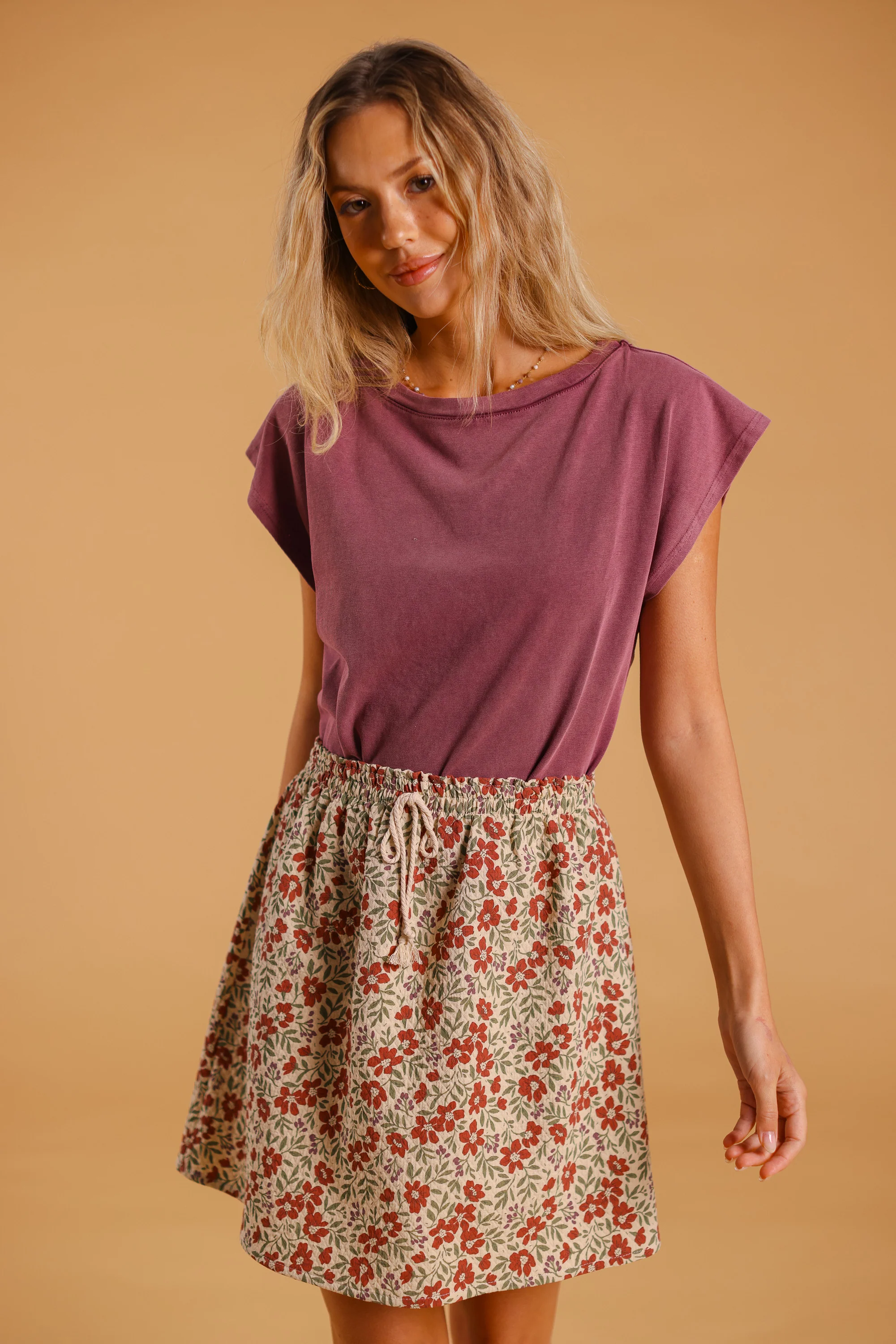 Top Aria Stonewashed Plum - Image 2