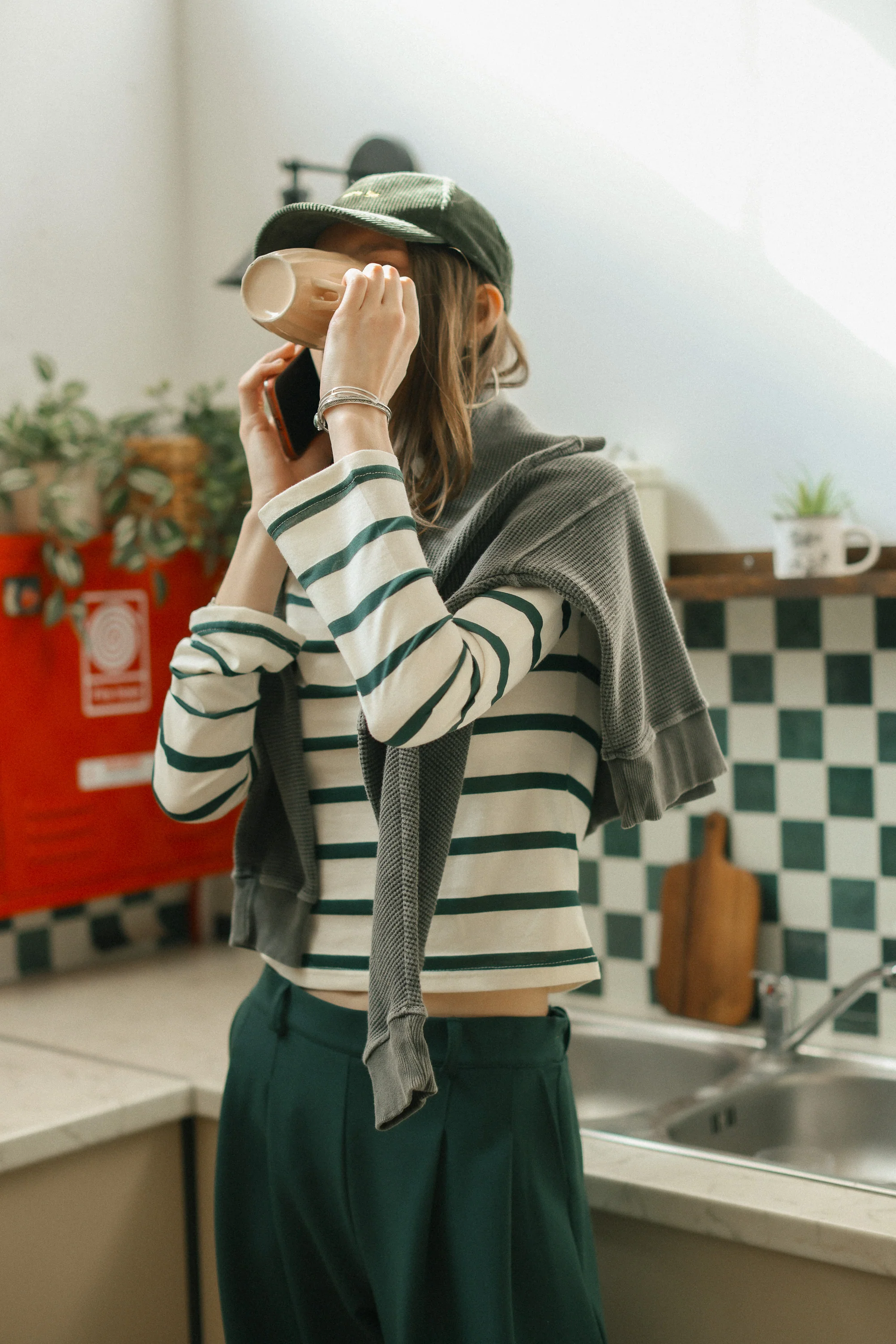 Top Billie Green Stripes - Image 3