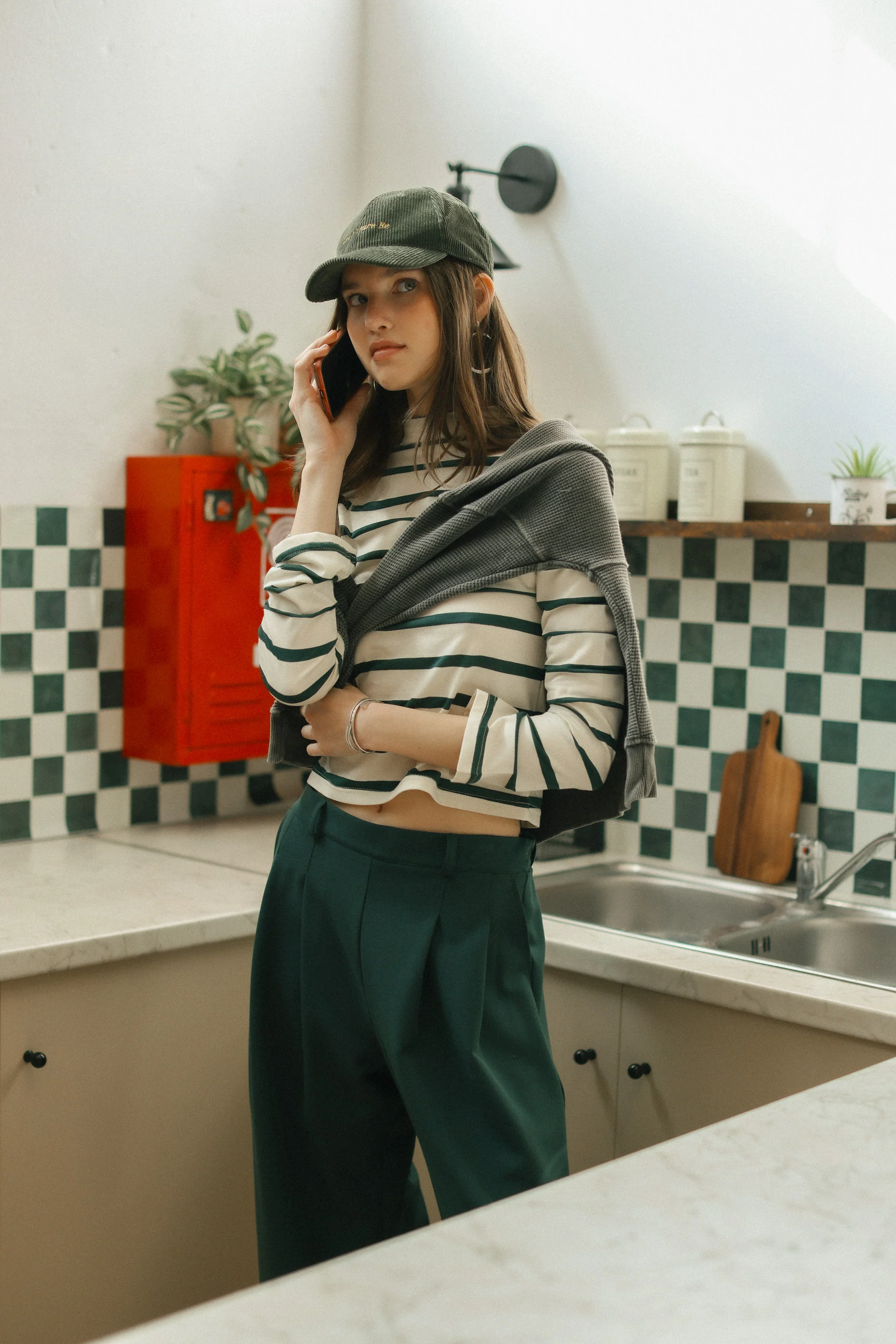 Top Billie Green Stripes - Image 6