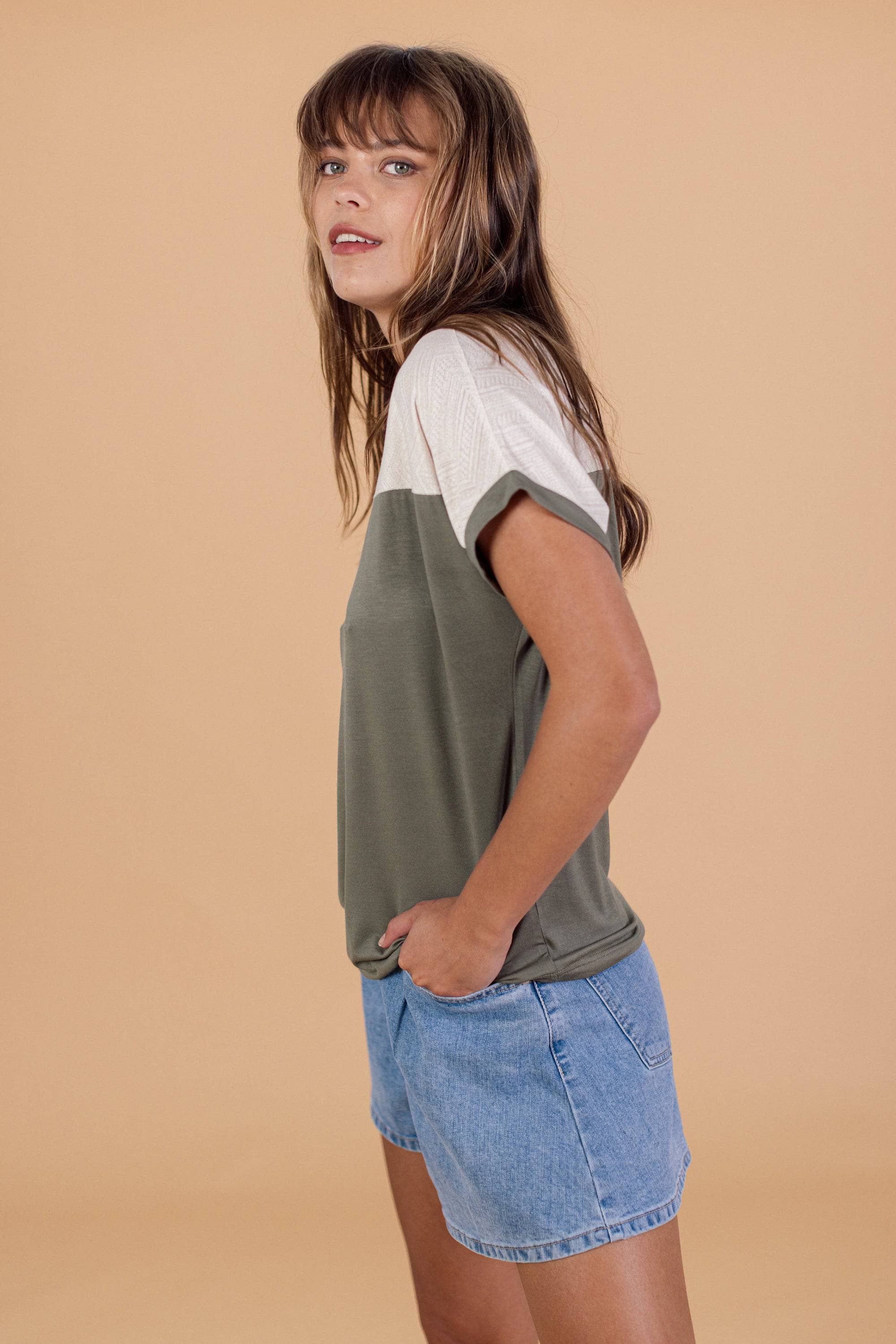 Top Cutiepie Khaki - Image 5