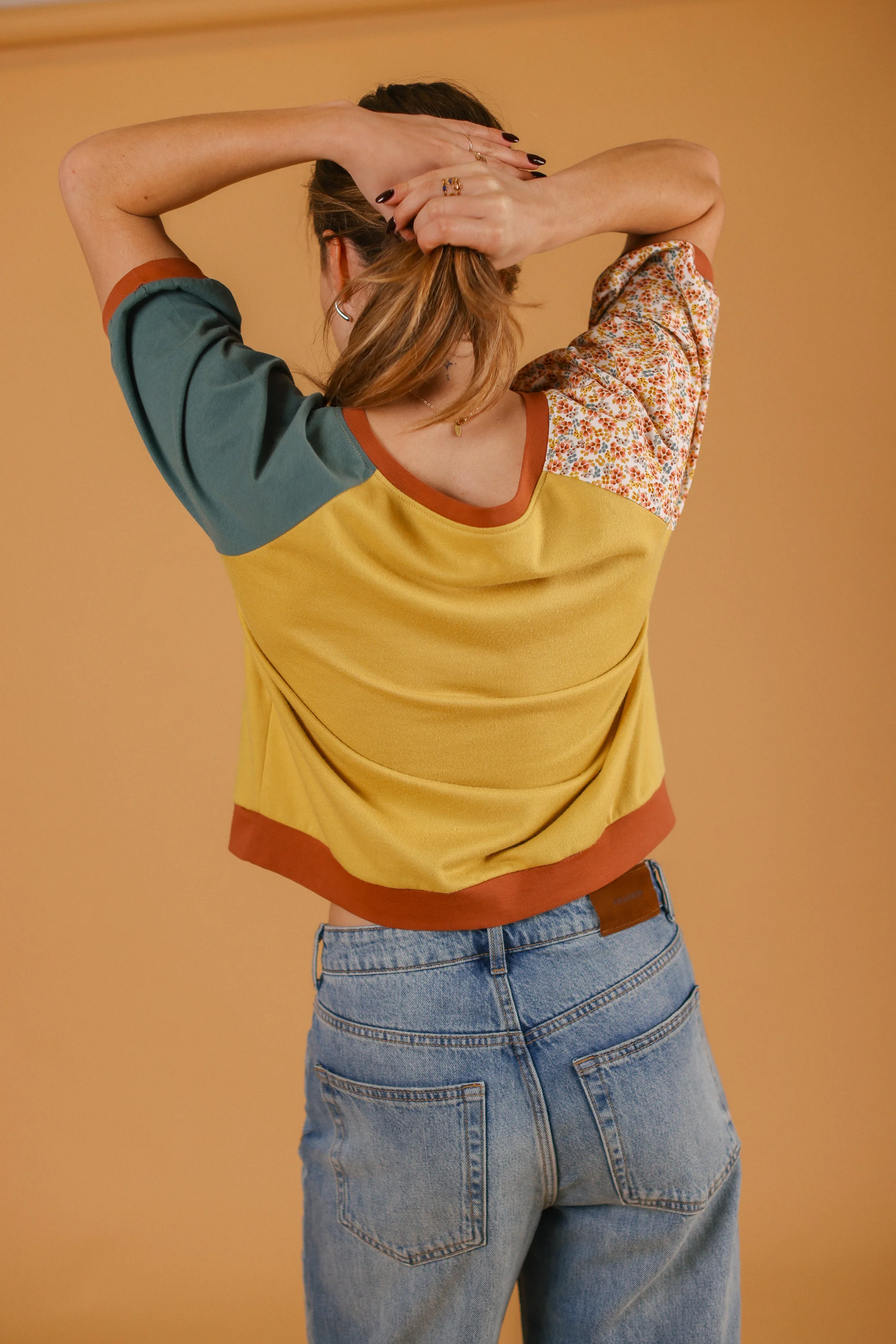 Top Emory Mustard Floral - Image 6