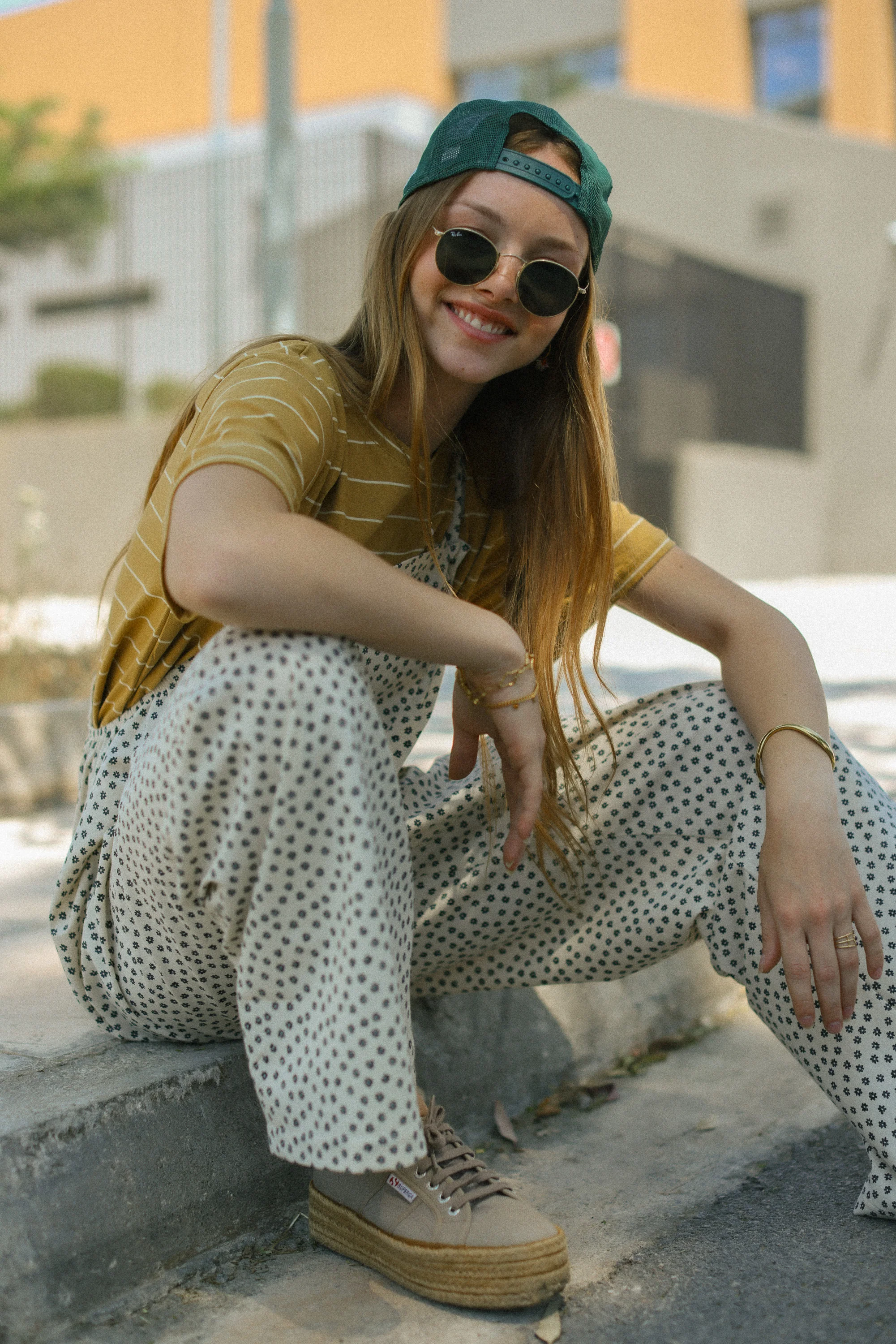 Top Kyra Mustard Stripes - Image 8