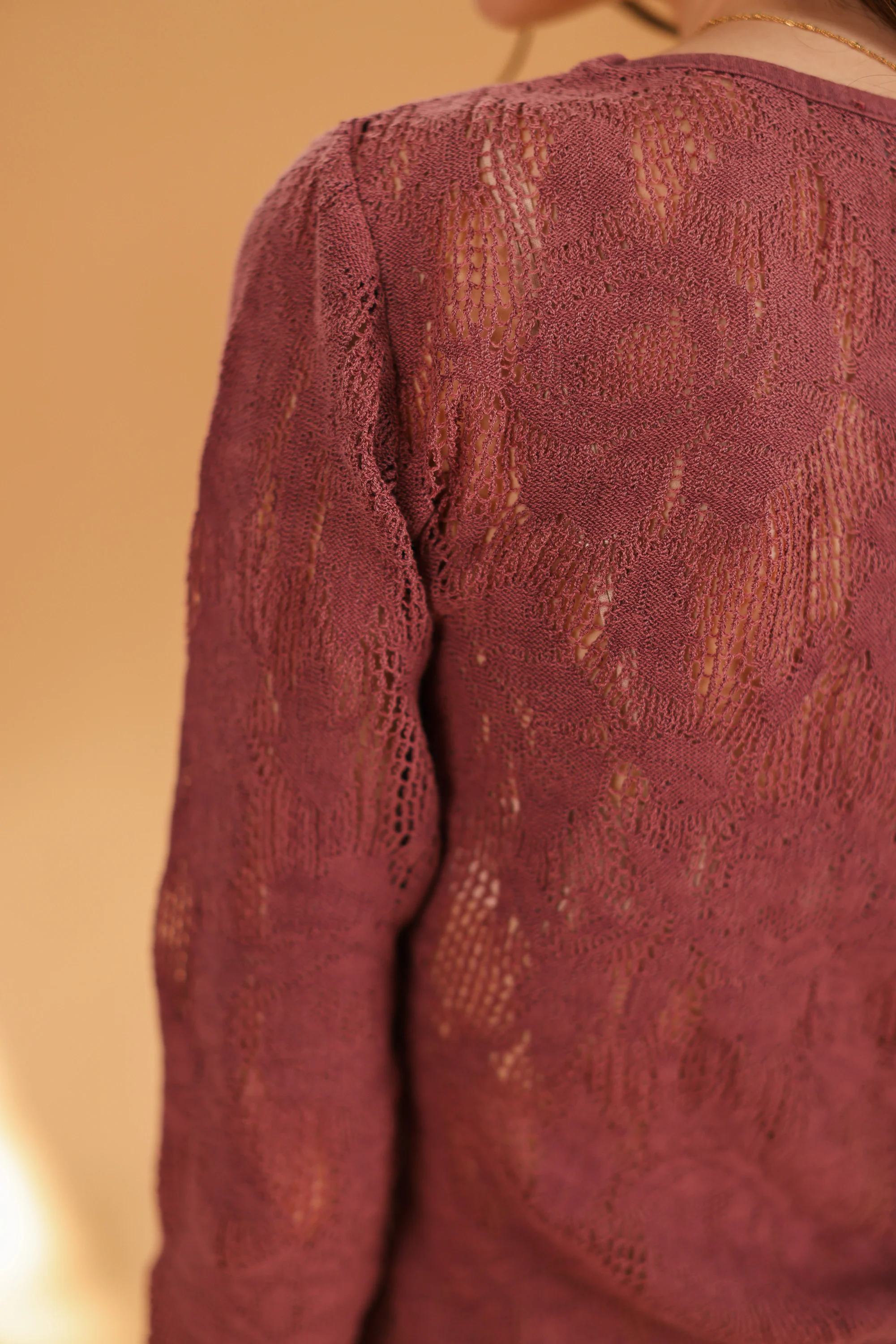 Top Marlena Stonewashed Plum Lace - Image 9