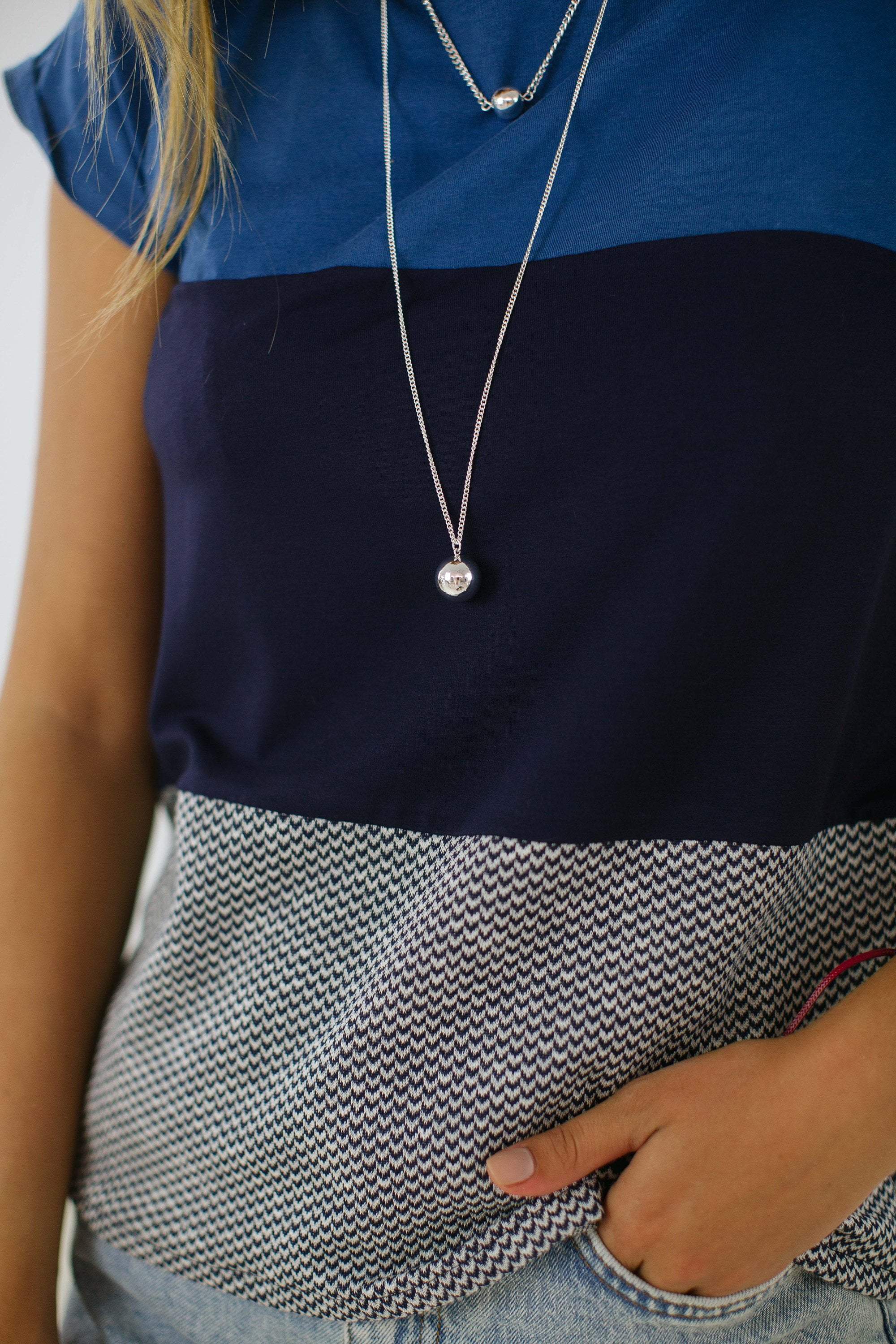 Top Mia Blue Stripes - Image 3