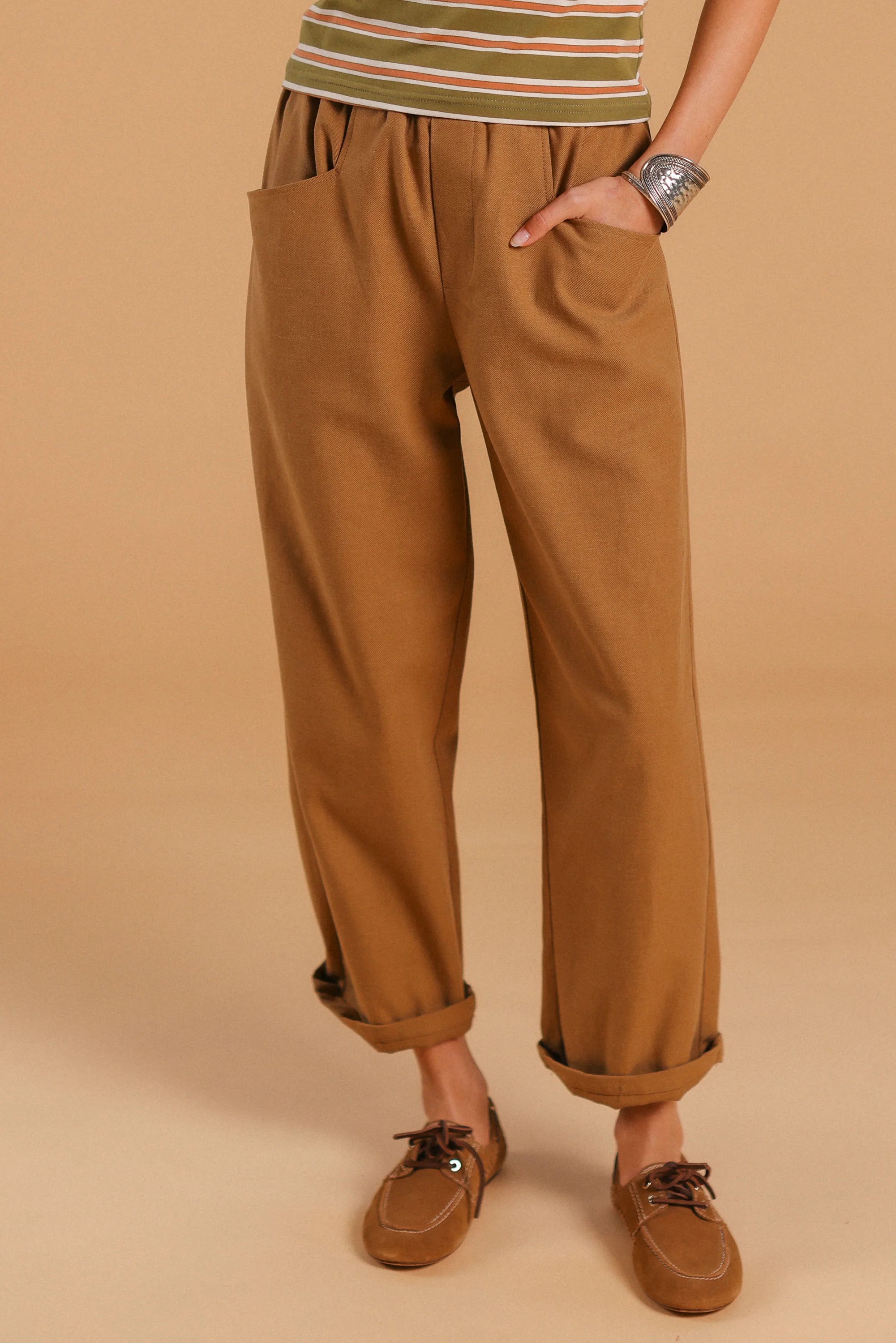 Trousers Dorina Camel - Image 5