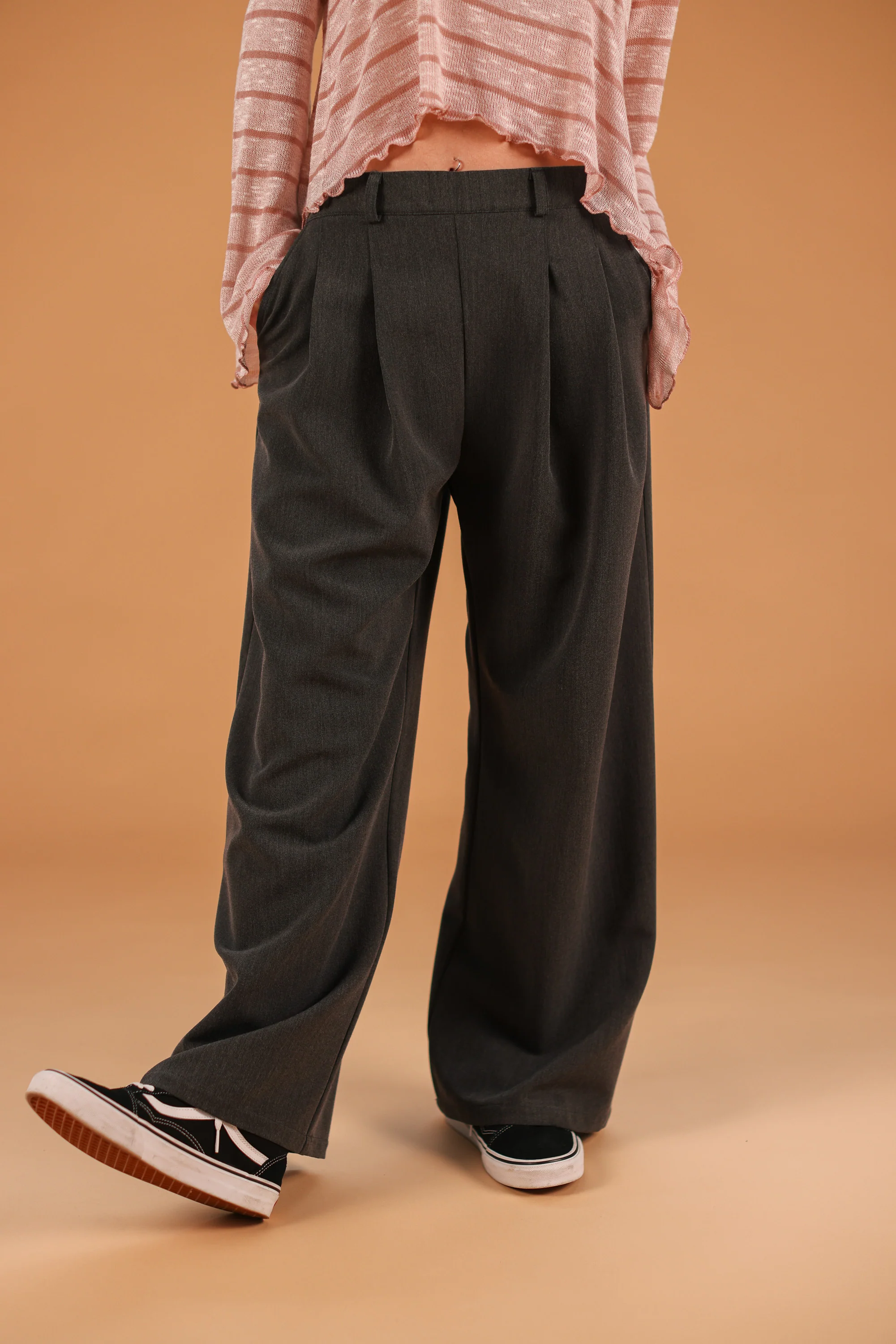 Trousers Vina Charcoal Grey - Image 5